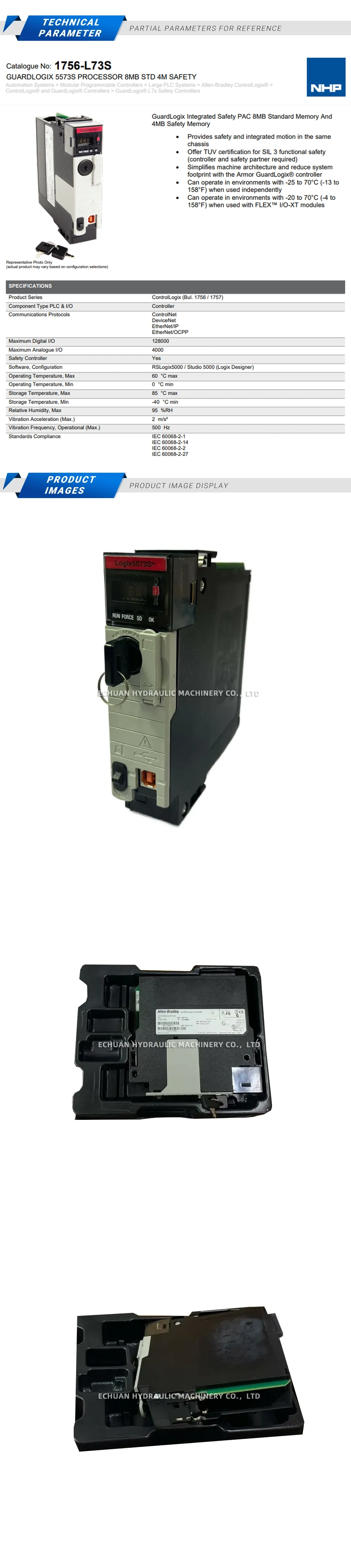 Allen-Bradley 1756-L73S Description