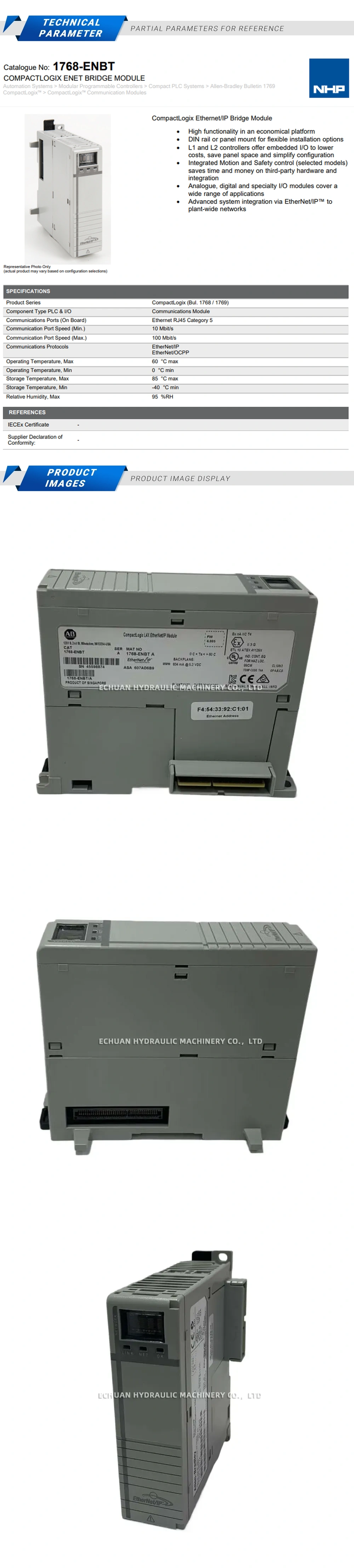 Allen-Bradley 1768-ENBT Description