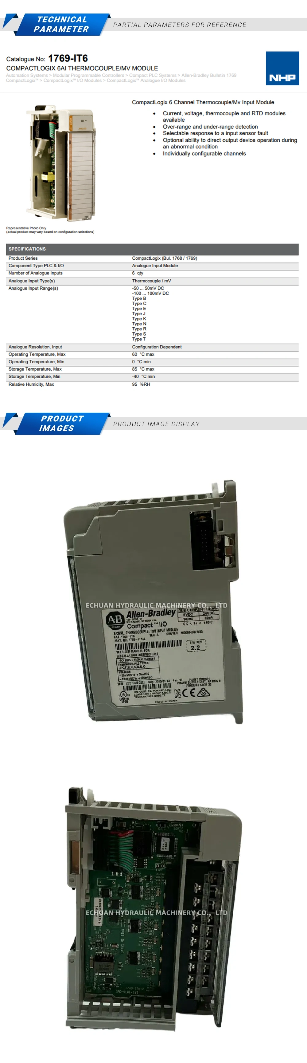 Allen-Bradley 1769-IT6 Description