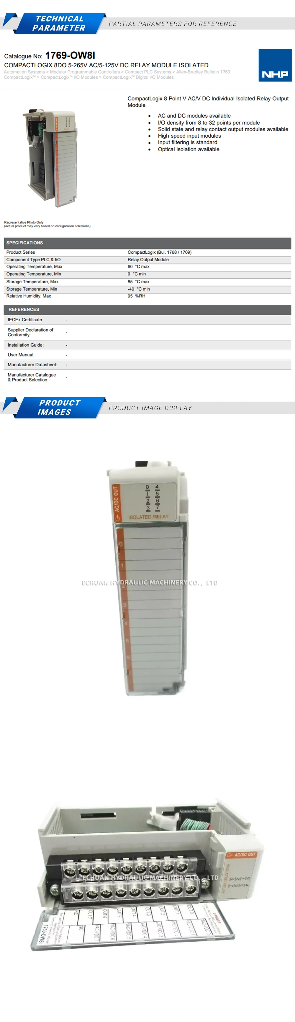 Allen-Bradley 1769-OW8I Description