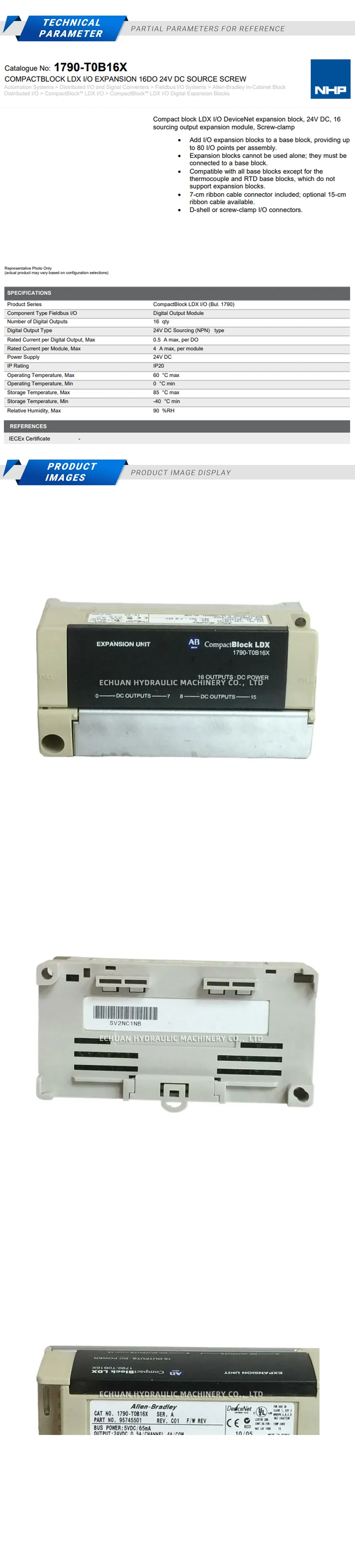 Allen-Bradley 1790-TOB16X Description