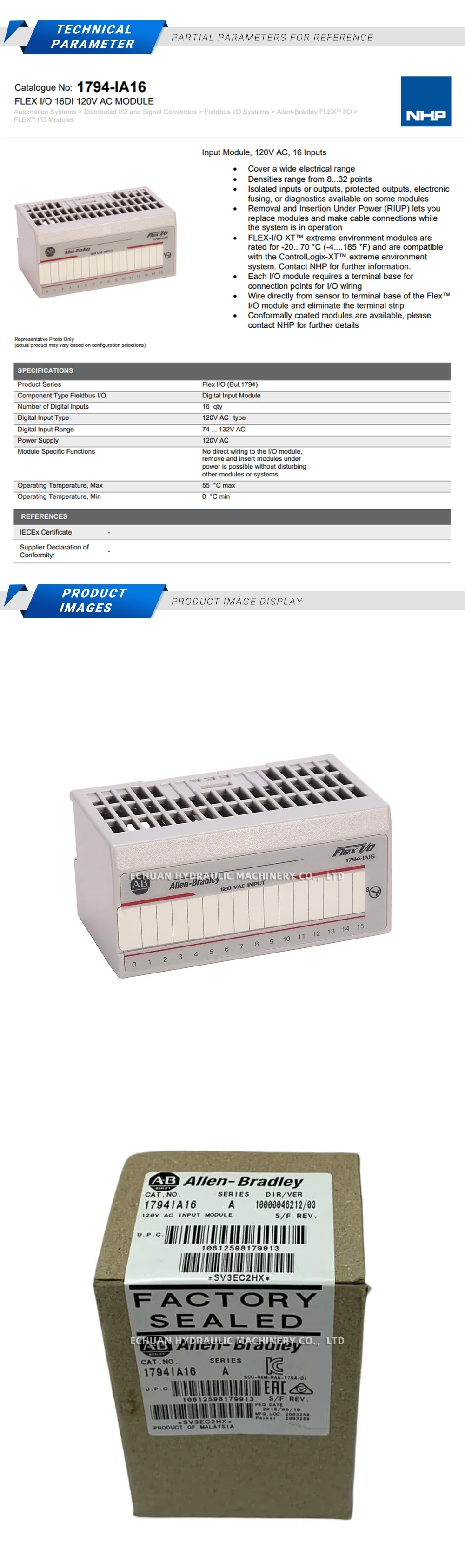 Allen-Bradley 1794-IA16 Description
