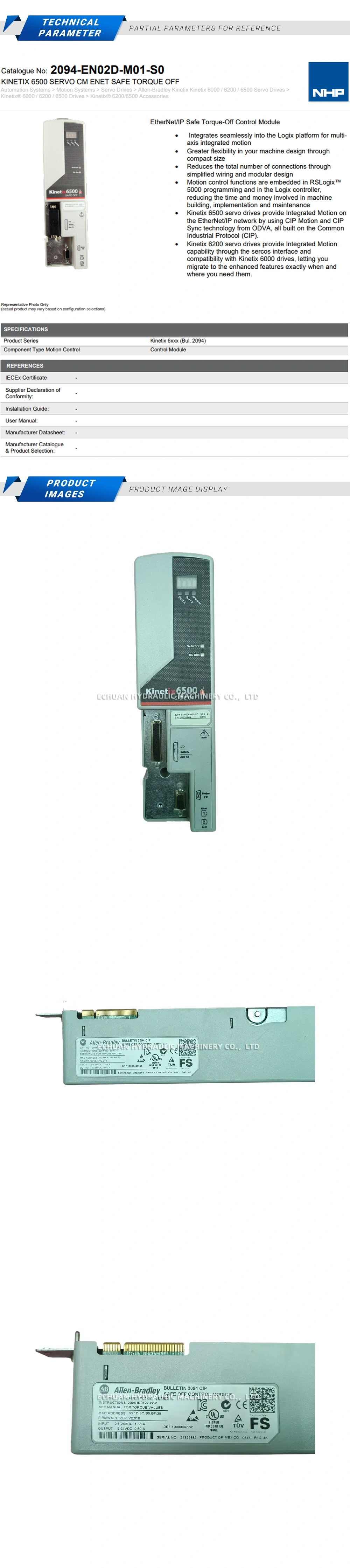 Allen-Bradley 2094-EN02D-M01-S0 Module Description