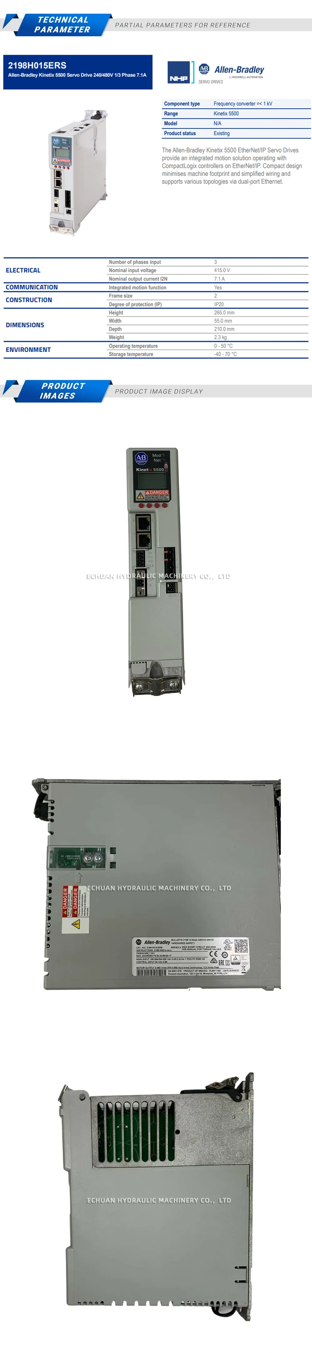 Allen-Bradley 2198-H015-ERS Description