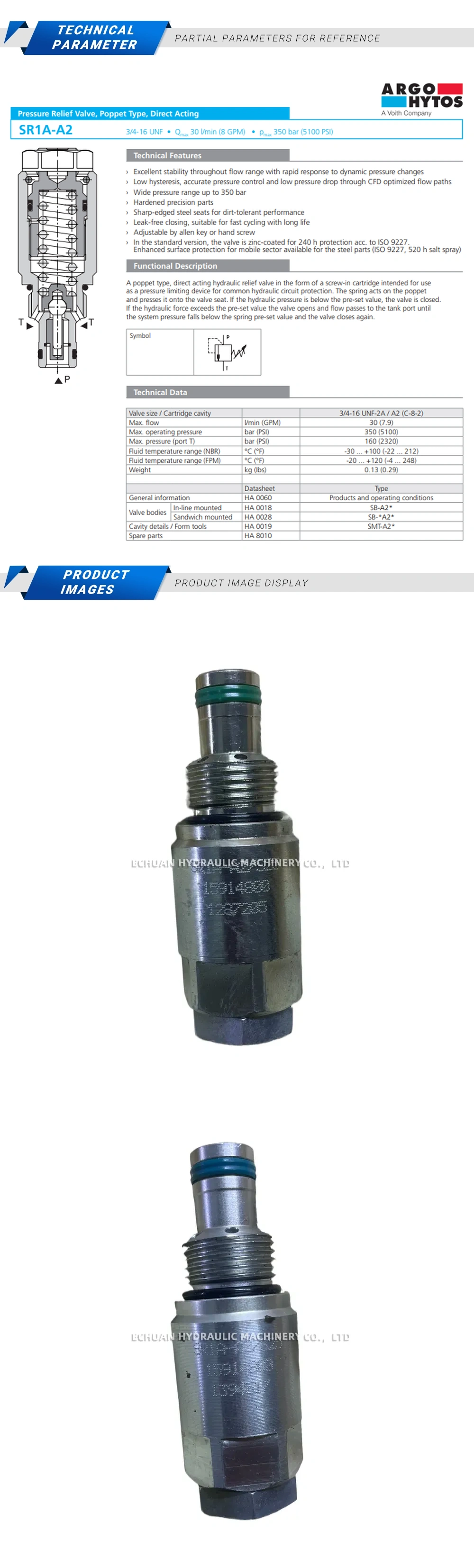 Argo Hytos SR1A-A2/S25 Description