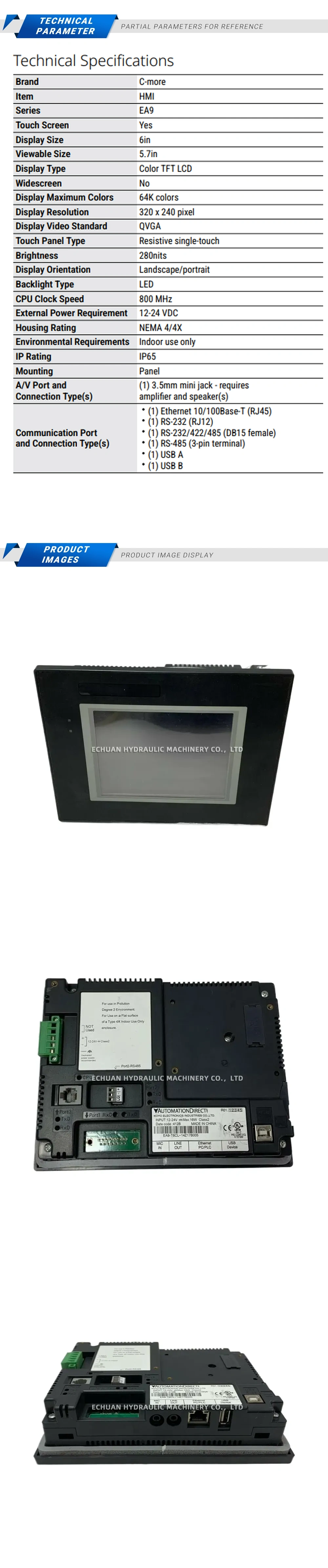 Automationdirect EA9-T6CL-14Z17B005 Description