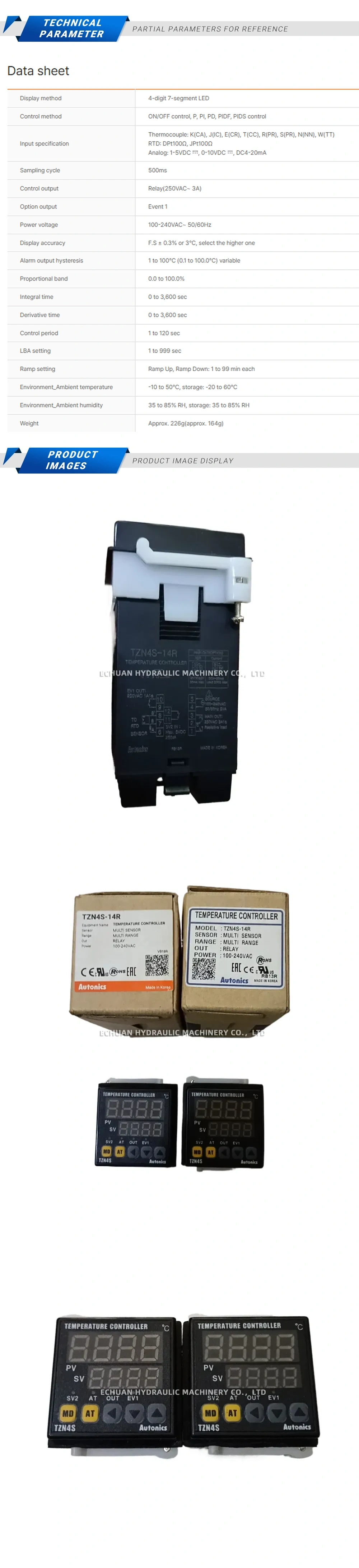 Autonics TZN4S-14R Description