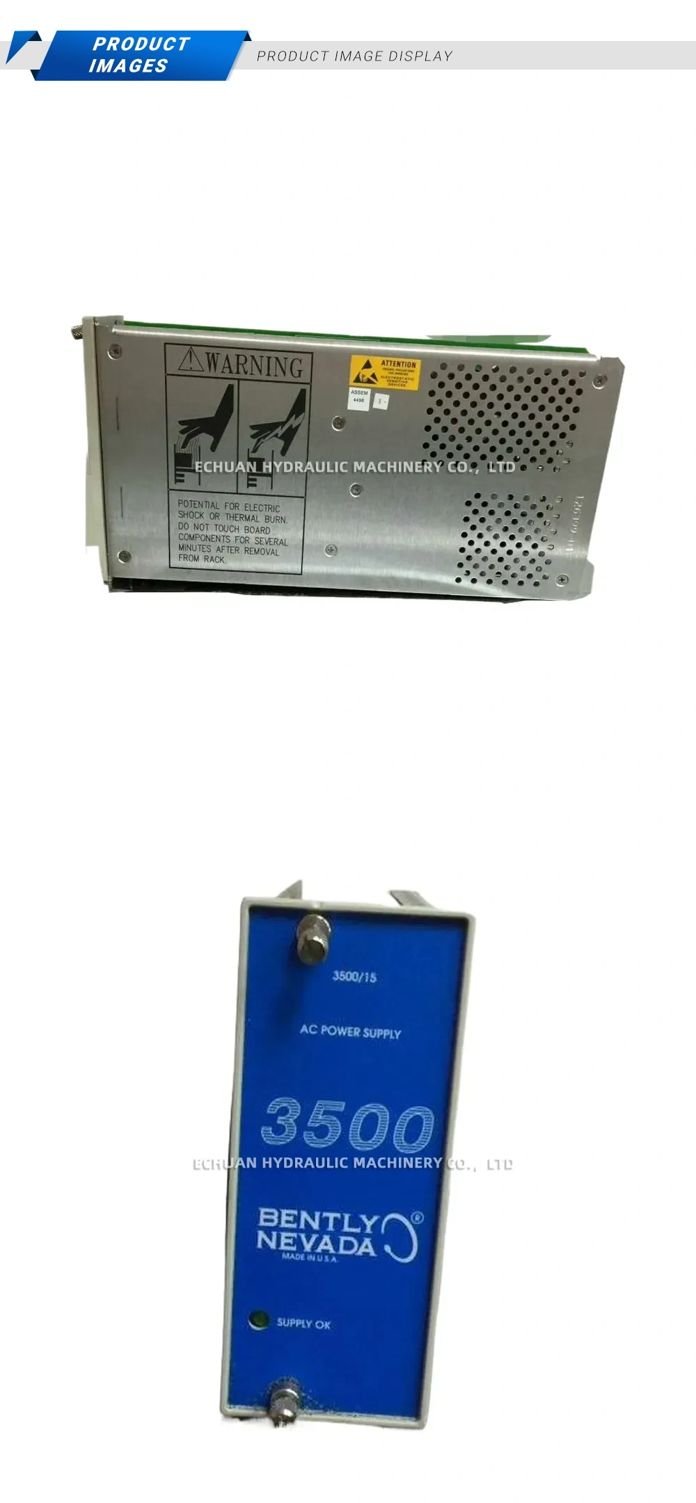 Bently 3500/15 127610-01 Description