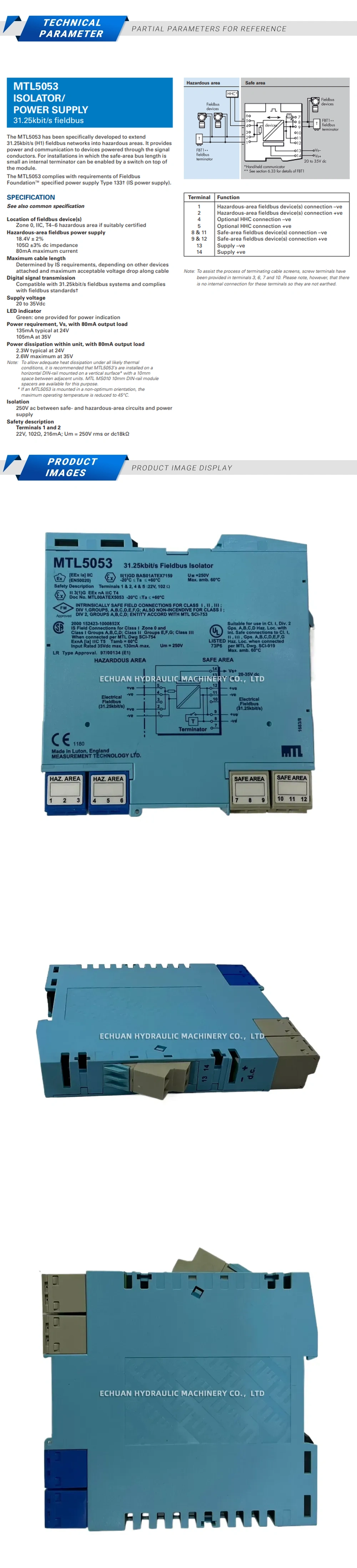 Eaton MTL5053 Description