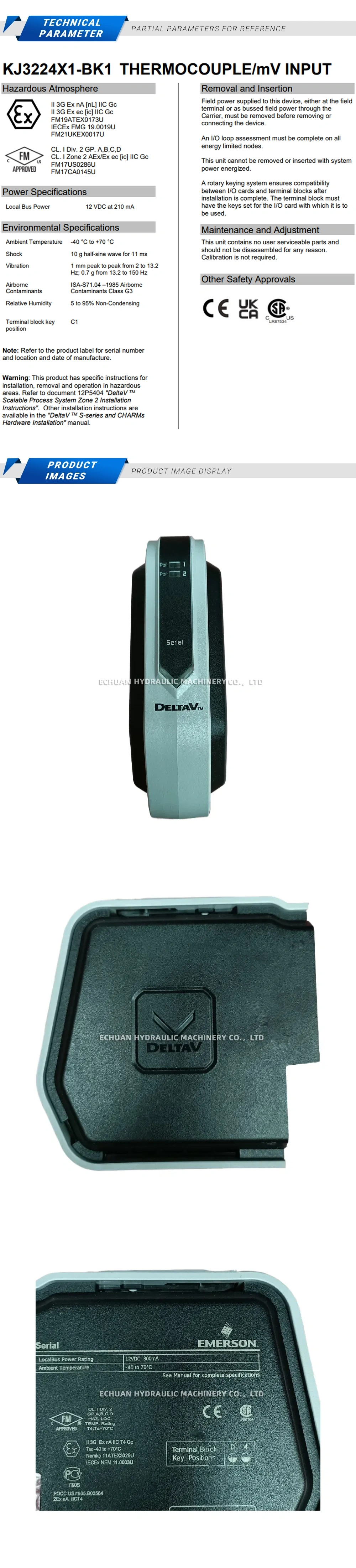 Emerson KJ3241X1-BK1 Module Description