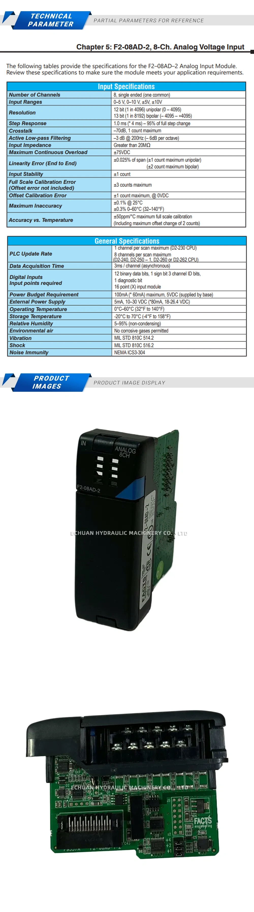 Facts F2-08AD-2 Description