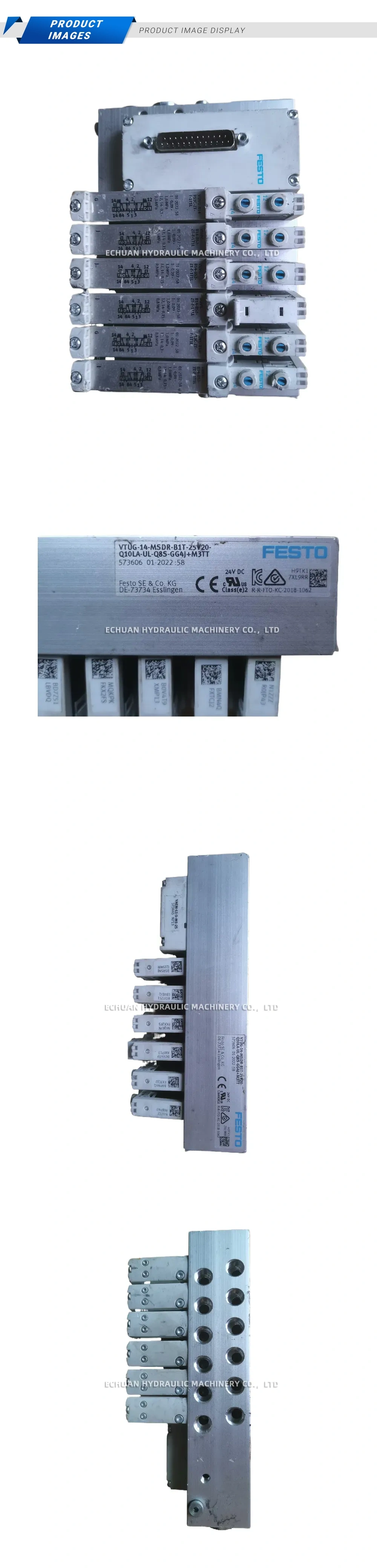 Festo VTUG-14-MSDR-B1T-25V20-Q10LA-UL-Q8S-GG4J+M3TT Description