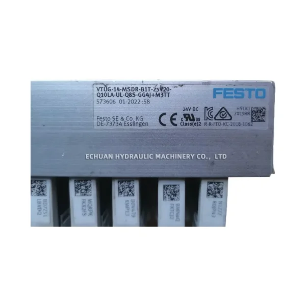 Festo VTUG-14-MSDR-B1T-25V20-Q10LA-UL-Q8S-GG4J+M3TT - Echuan Hydraulic