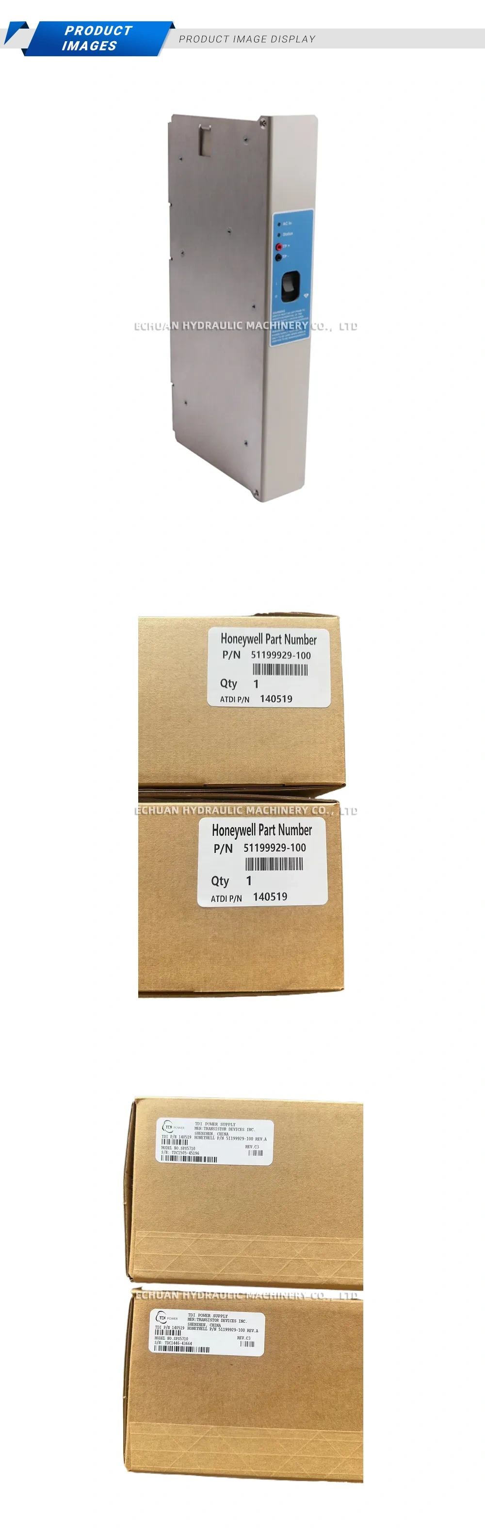 Honeywell 51199929-100 Power Supply Description