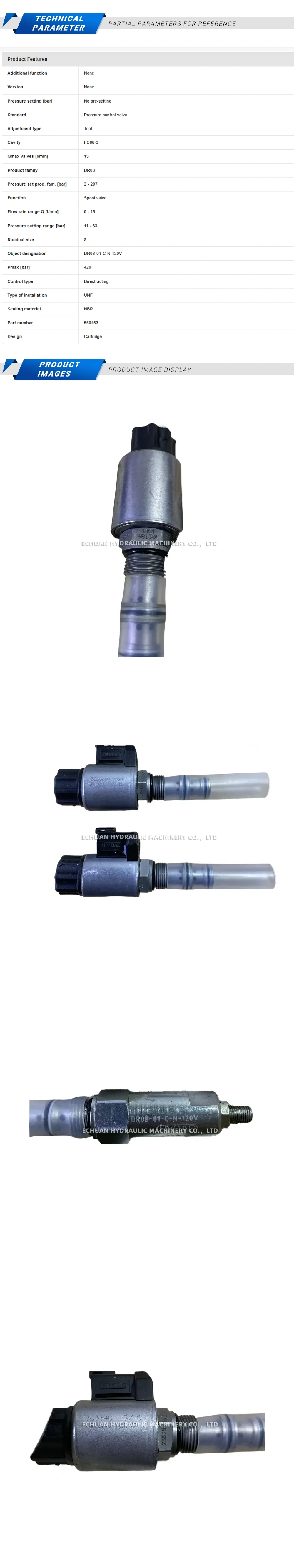 Hydac DR08-01-C-N-120V Description