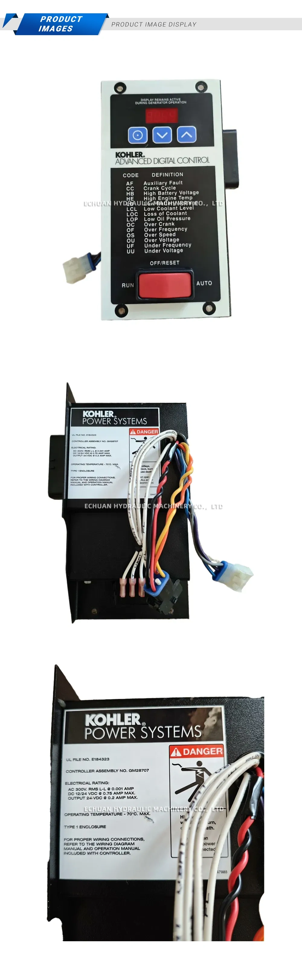 Kohler GM28707 Power Systems Description