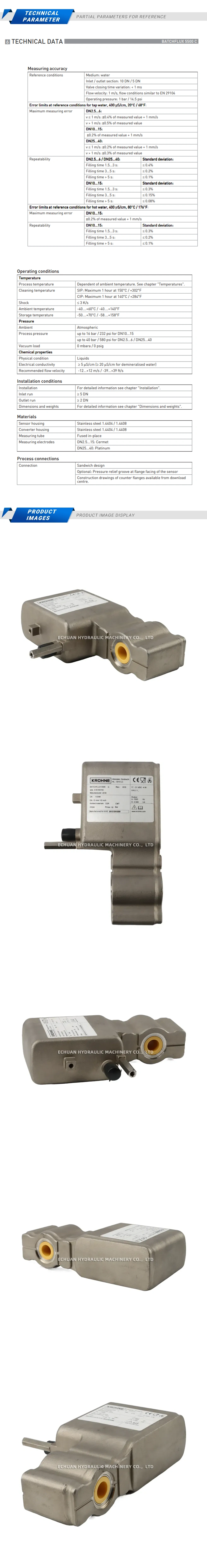 Krohne BATCHFLUX5500C Description