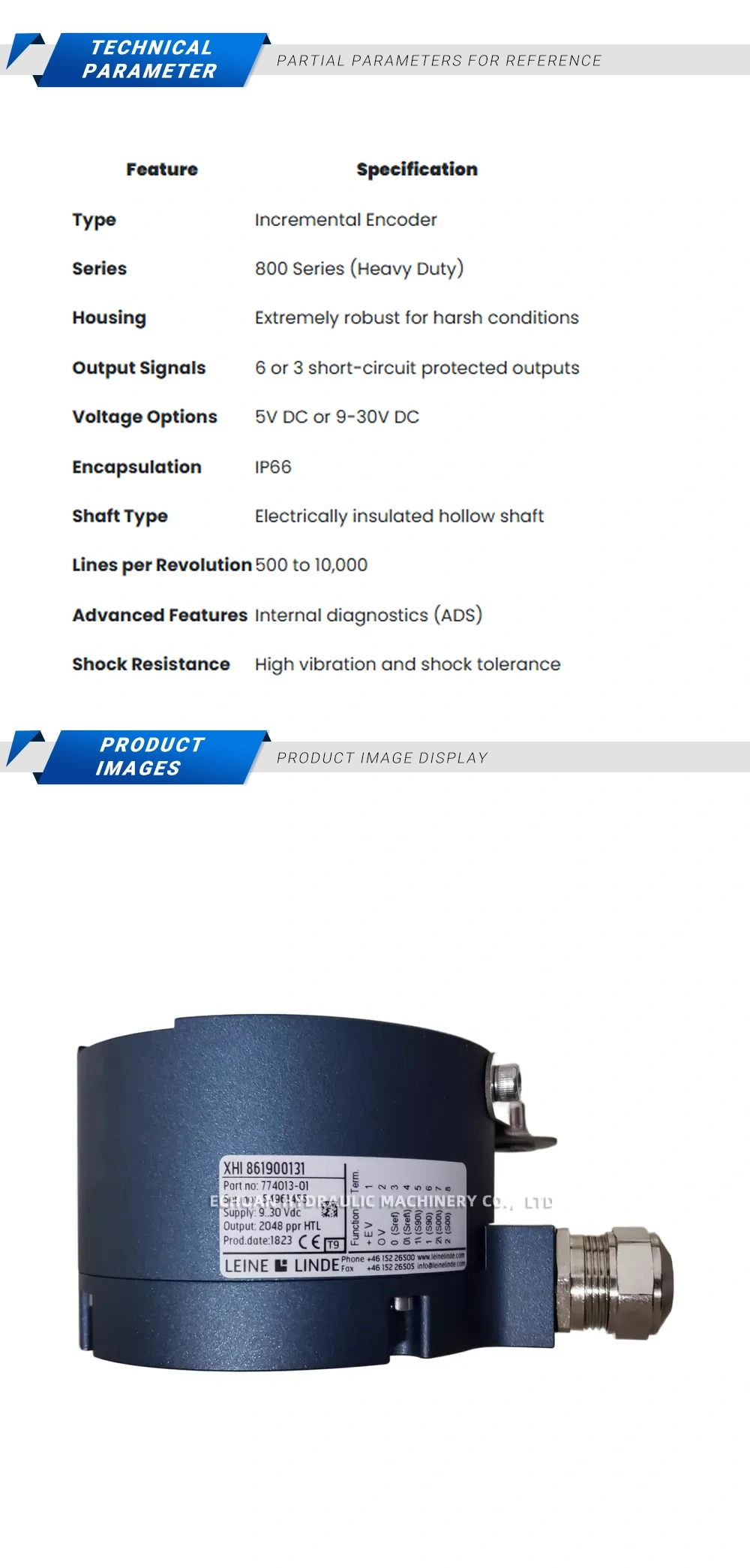 Leine Linde XHI 861900131 Description