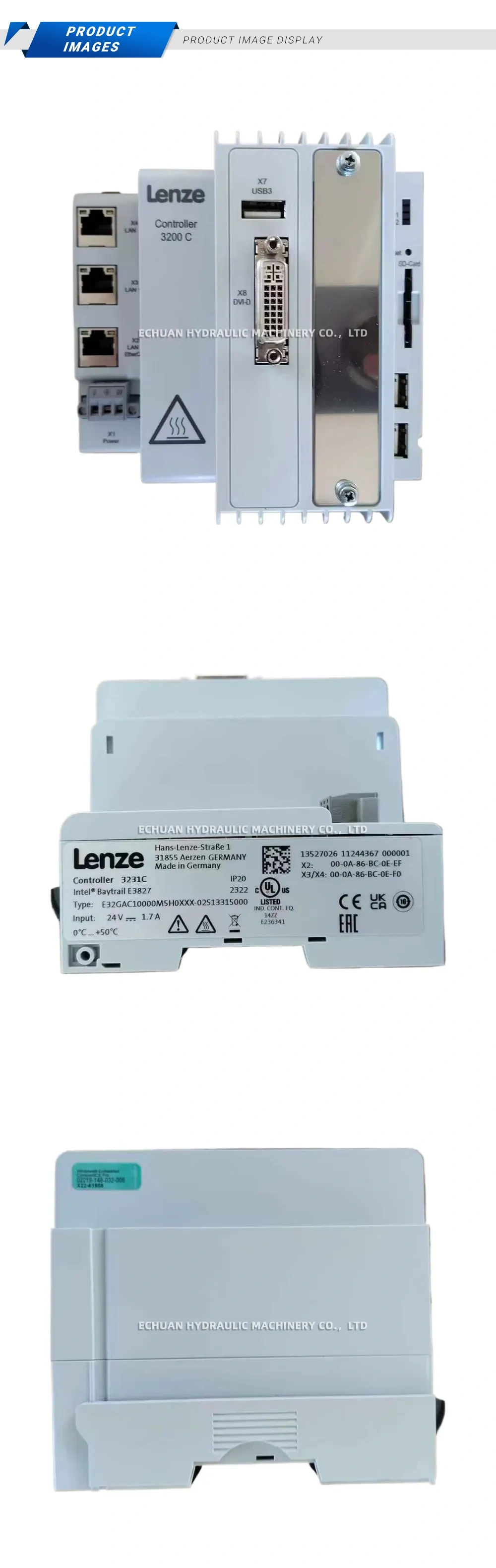 Lenze E32GAC10000M5H0XXX-02S13315000 Description