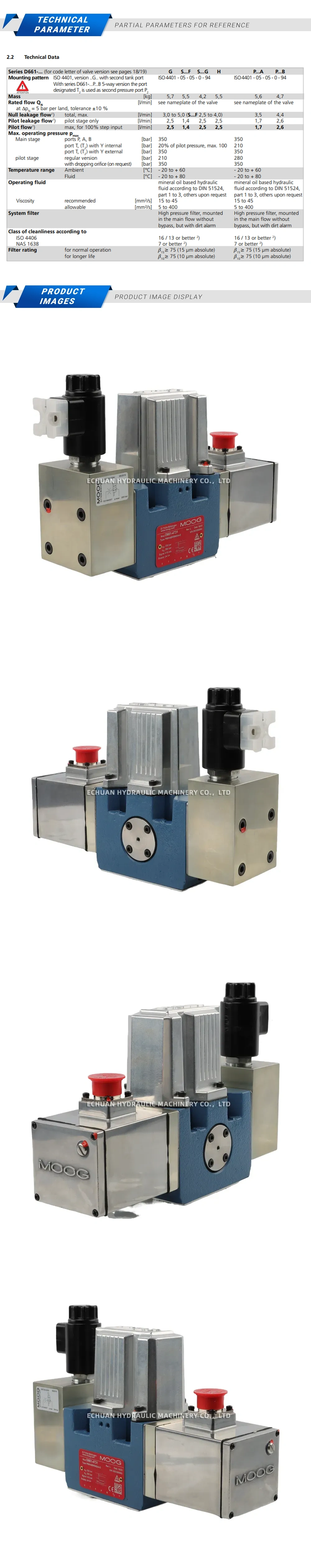 Moog D661-4731 P80HABW5NSX4-O Description