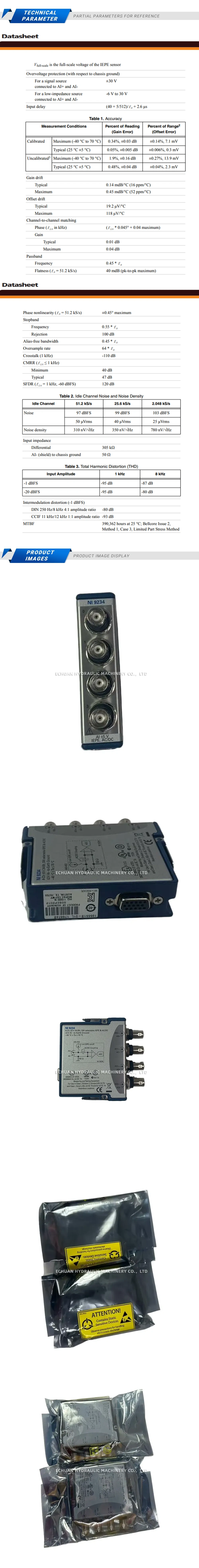 National Instruments 9234 Description