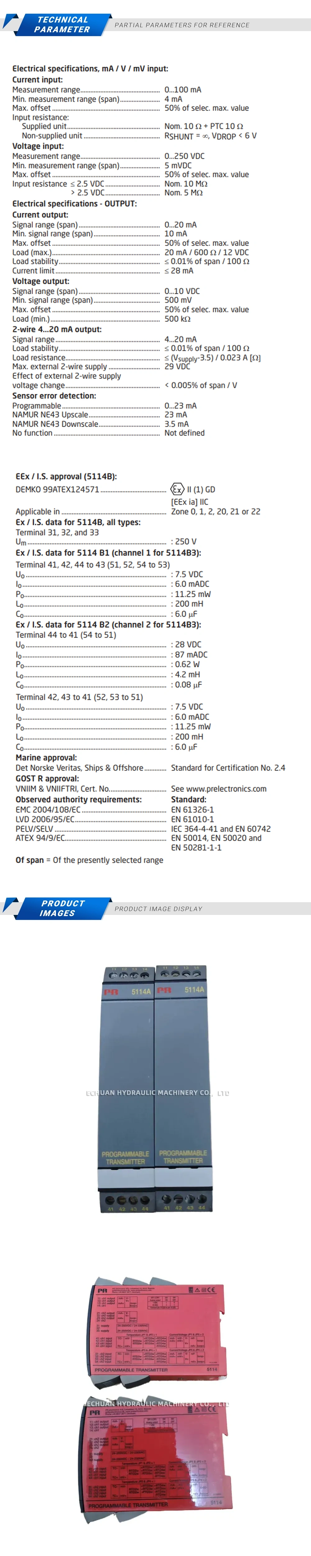PR 5114 Programmable Transmi Description