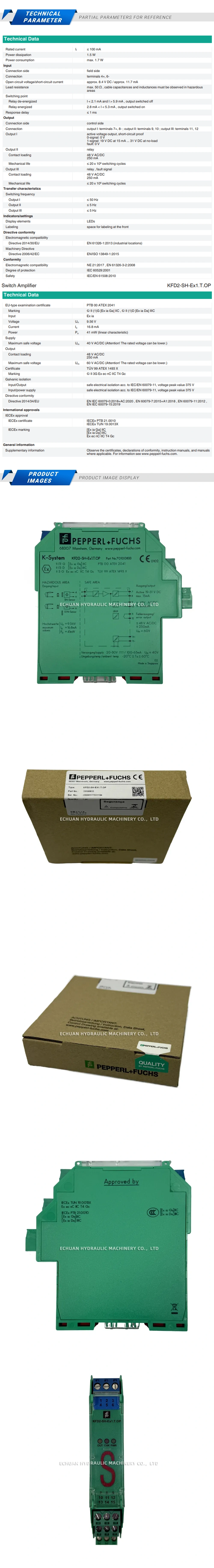 Pepperl+Fuchs KFD2-SH-EX1.T.OP 70100833 Description