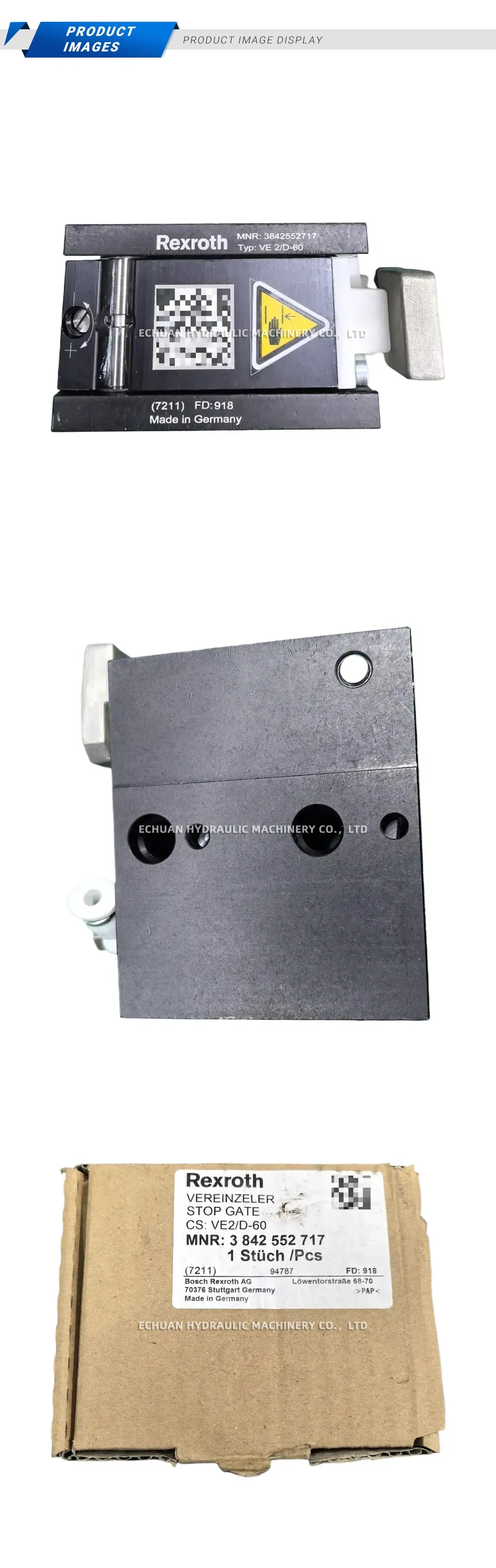 Rexroth 3842552717 VE2/D-60 Description