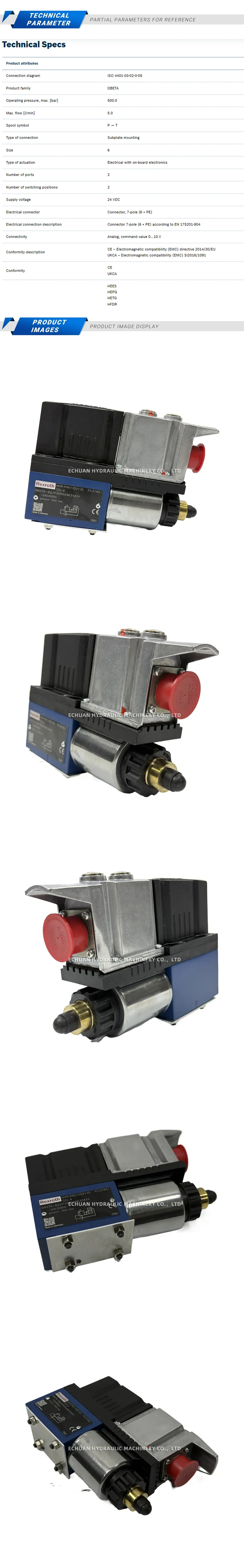 Rexroth R901352135 DBETA-62/P350G24K31A1V Description