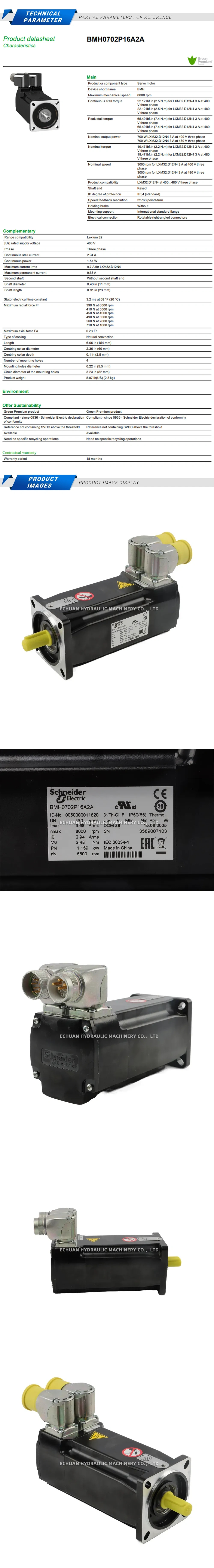 Schneider BMH0702P16A2A Description