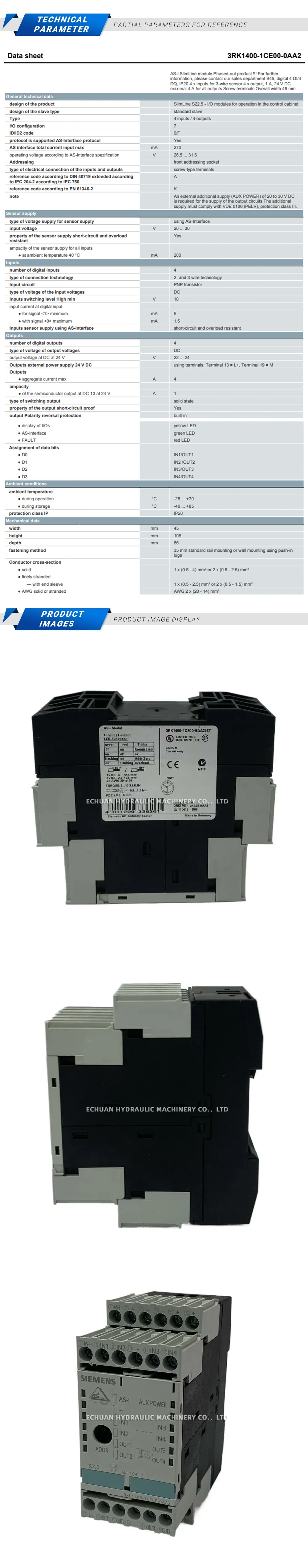 Siemens 3RK1400-1CE00-0AA2 Description