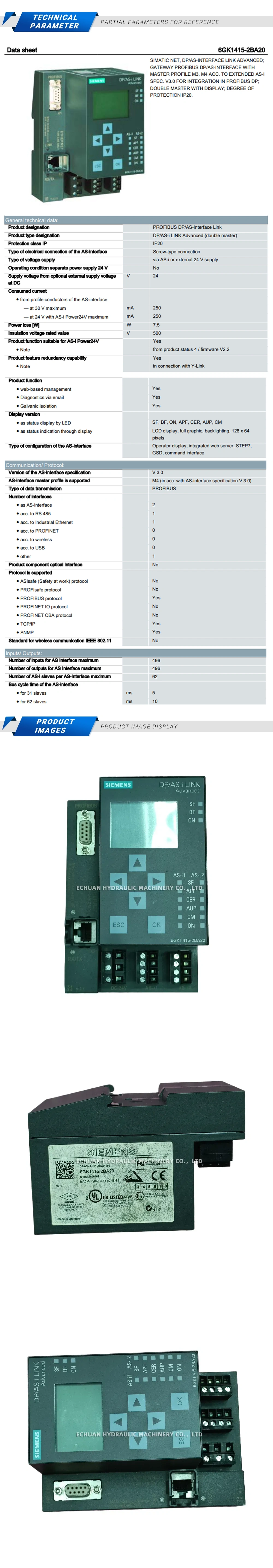 Siemens 6GK1415-2BA20 Description