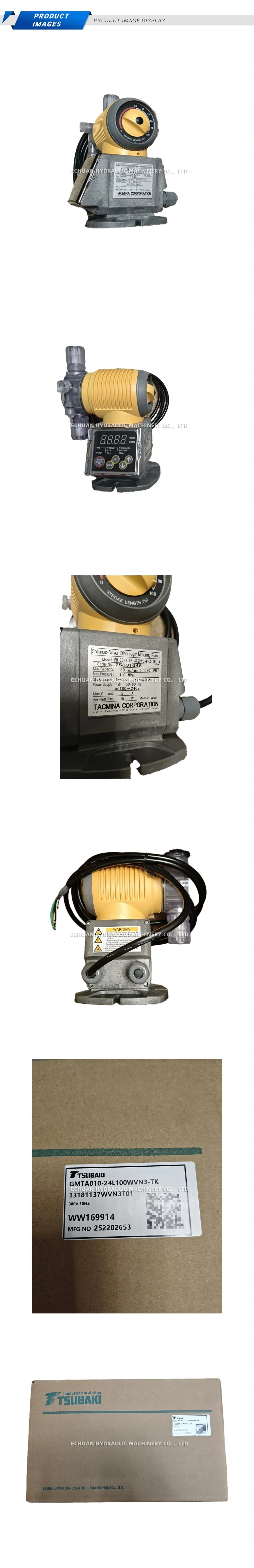 Tsubaki GMTA010-24L100WVN3-TK Electromagnetic Driven Metering Pump Description