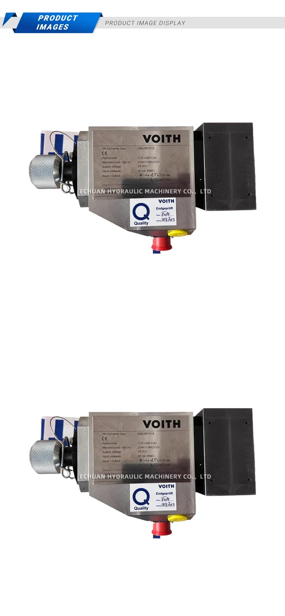 Voith DSG-B07113 Description