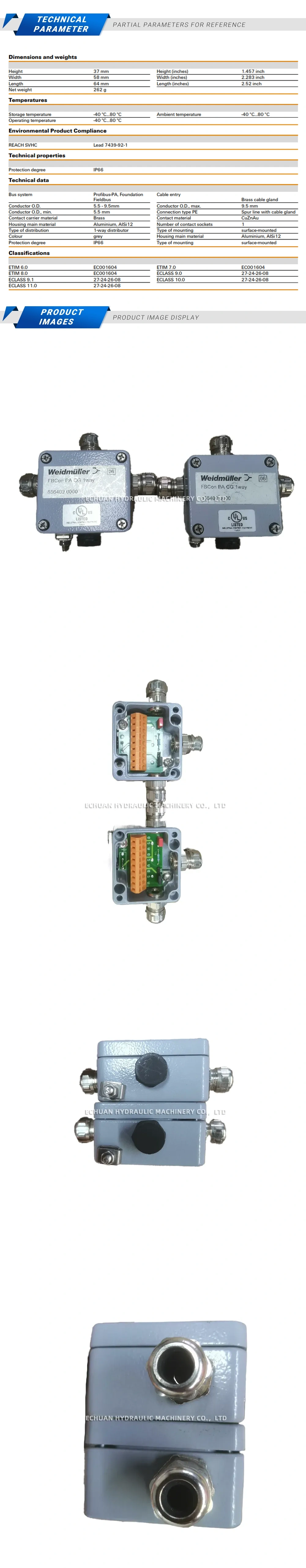 Weidmuller 8564090000 Description