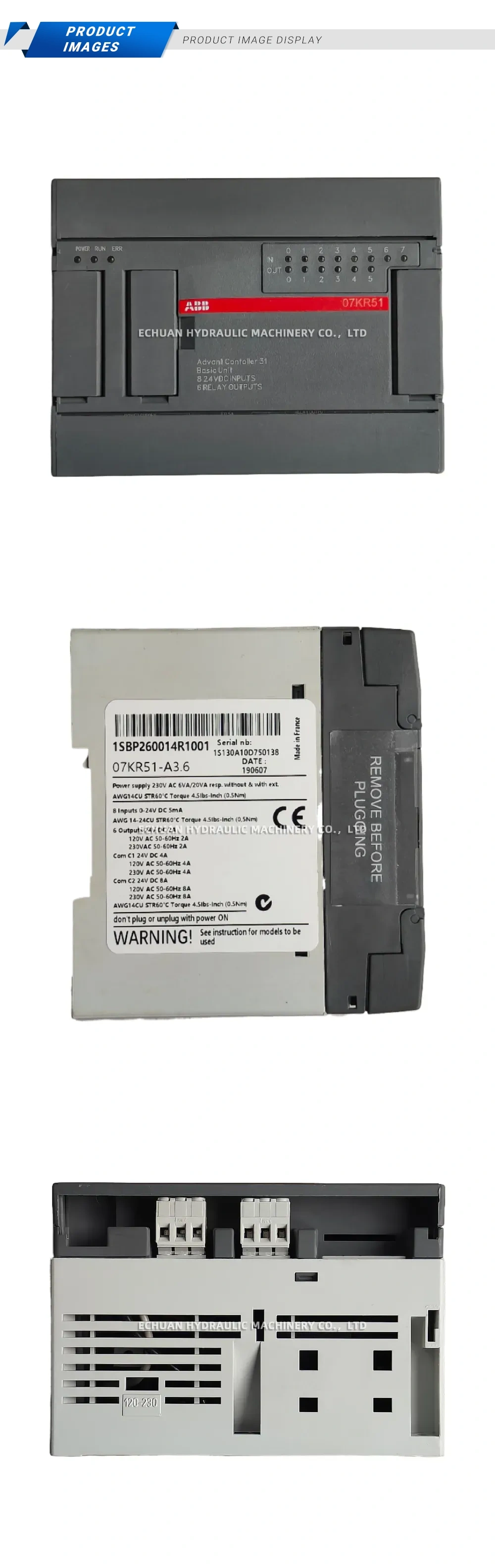 ABB 07KR51-A3.6 Description