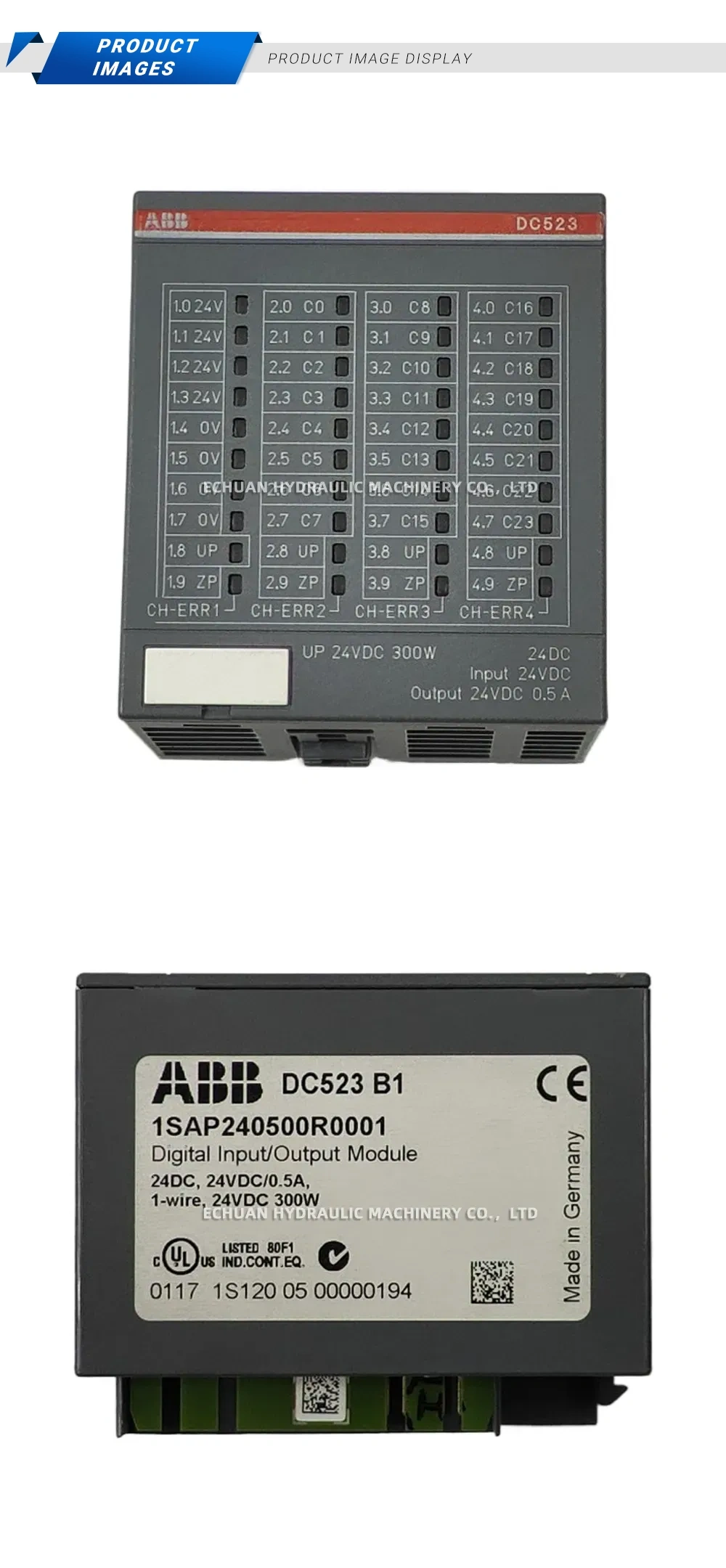 ABB DC523B1 Digital Input/Output Module Description