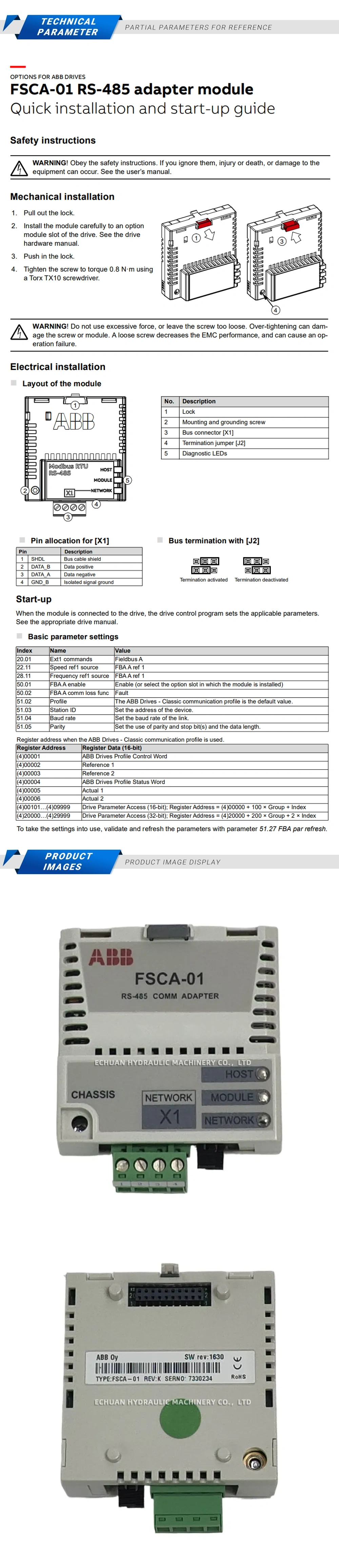 ABB FSCA-01 Description