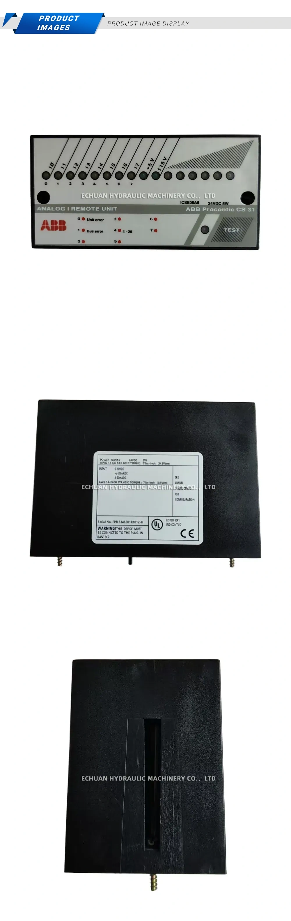 ABB ICSE08A6 Power Supply Description