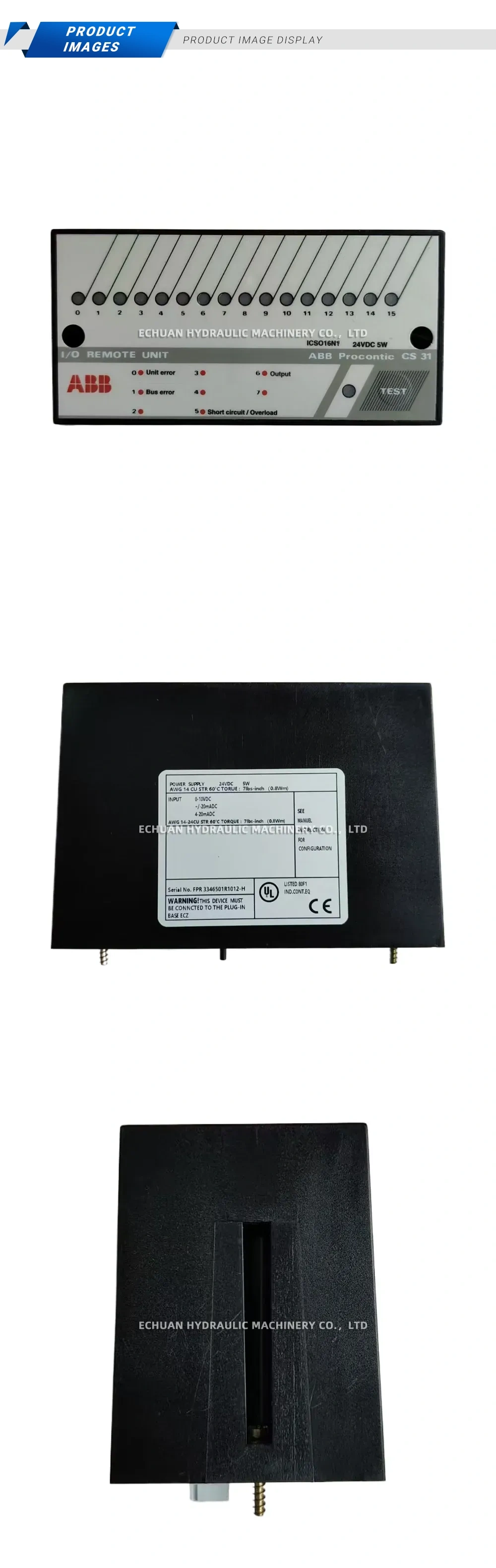 ABB ICSO16N1 Input/output remote unit Description