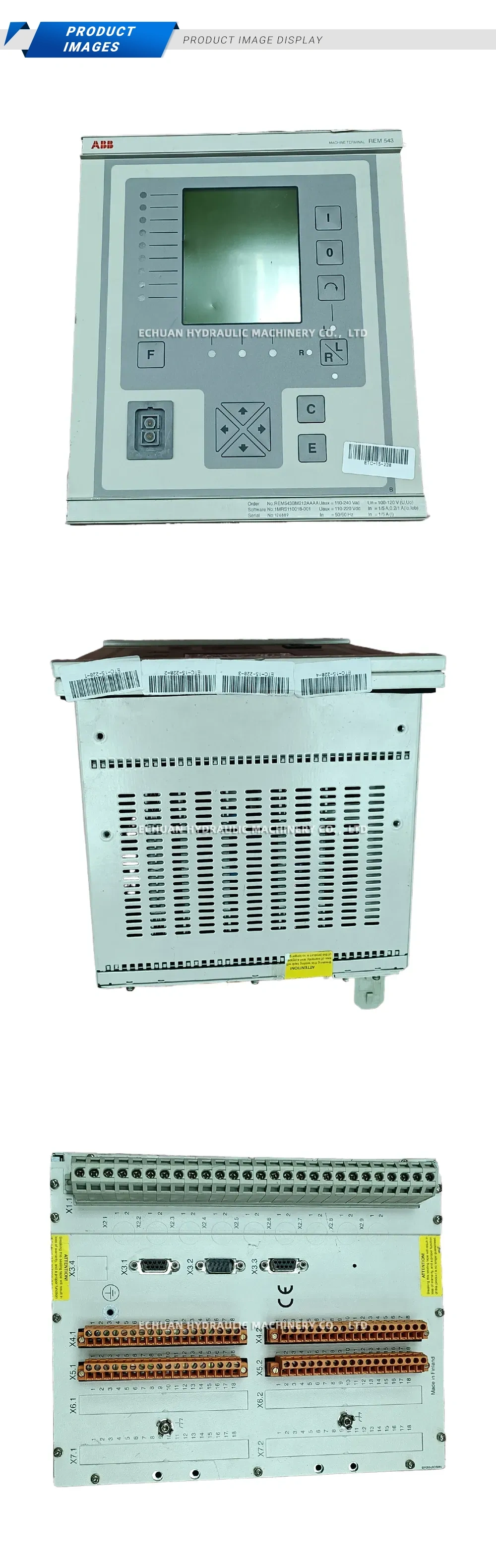 ABB REM543 Integrated Protection Device Description