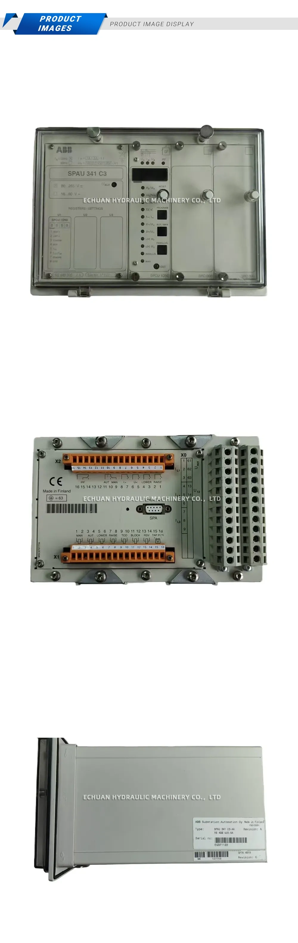 ABB SPAU341C3-AA Description