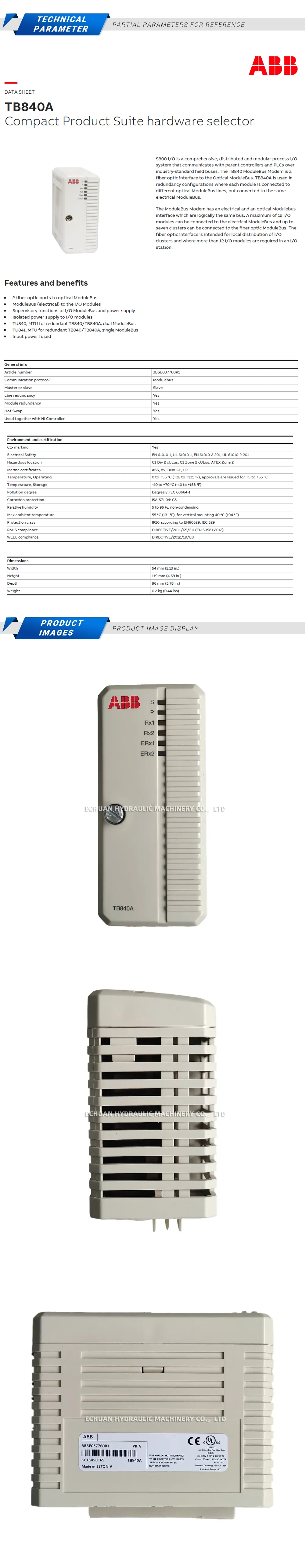 ABB TB840A Description