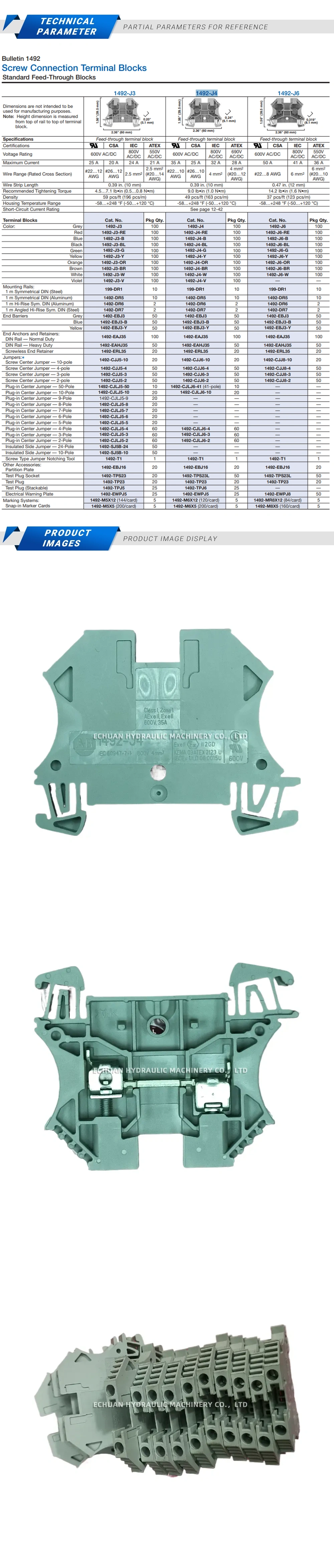 Allen-Bradley 1492-J4 Description