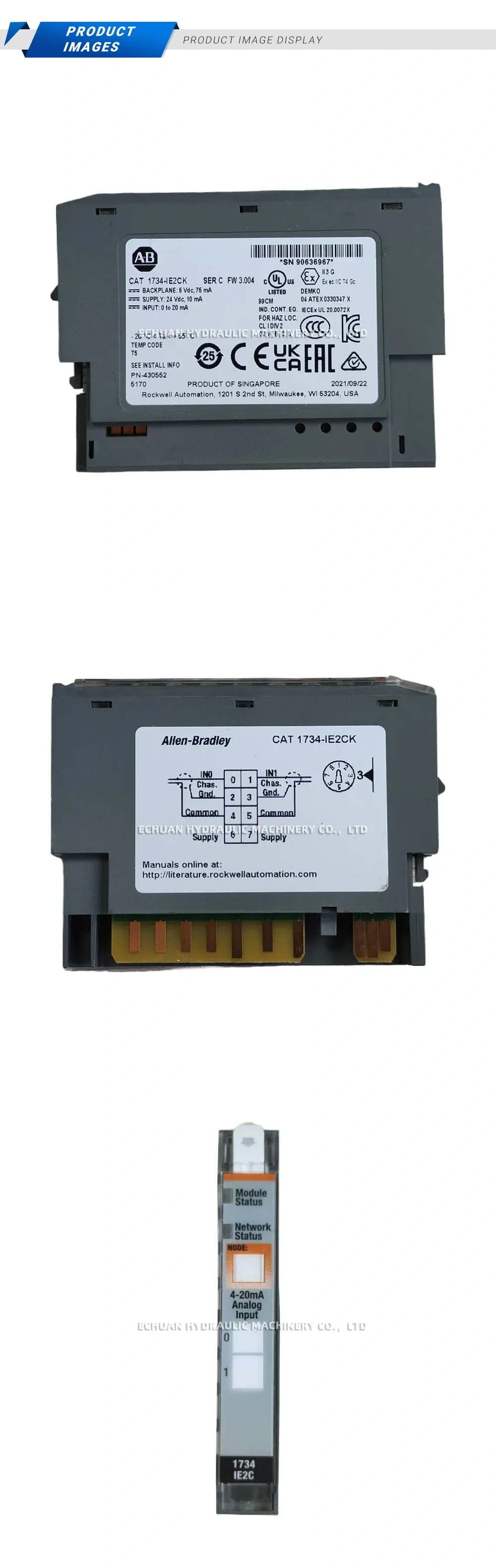 Allen-Bradley 1734-IE2CK Analog Current Module Description