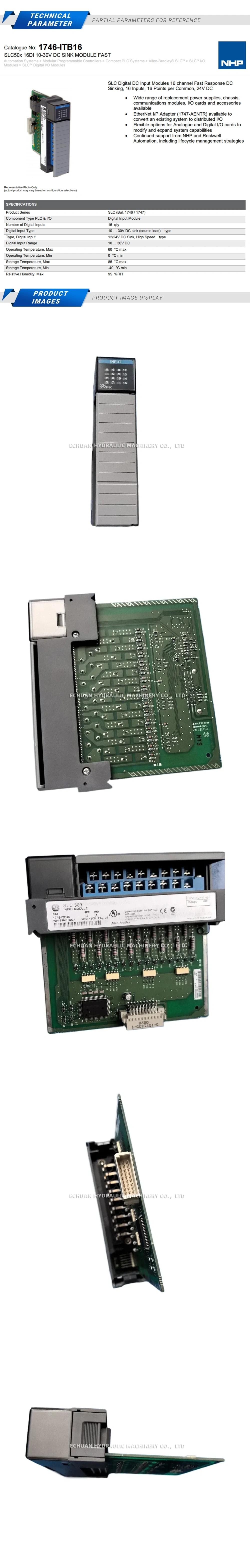 Allen-Bradley 1746-ITB16 Description