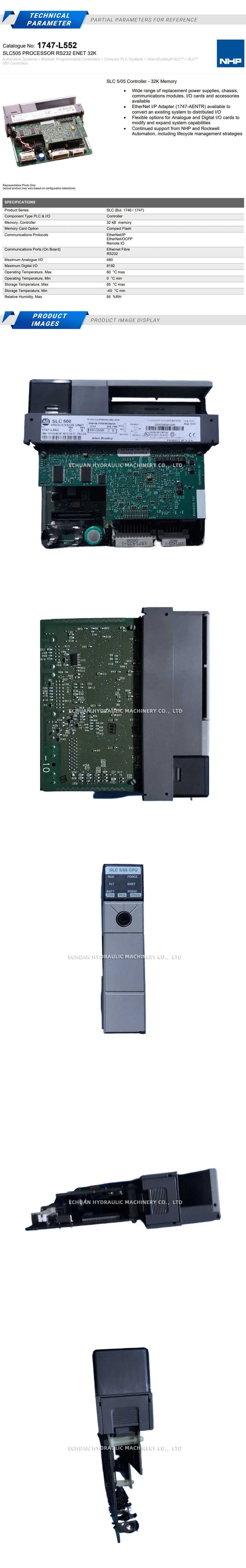 Allen-Bradley 1747-L552 Description