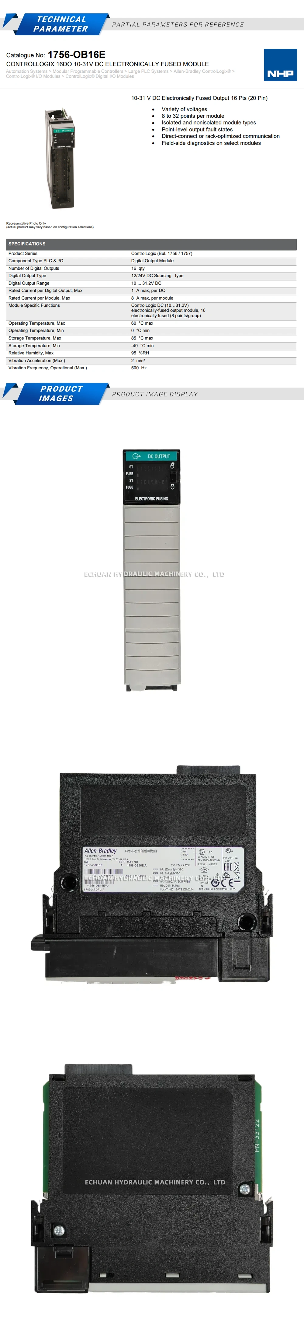 Allen-Bradley 1756-OB16E Module Description