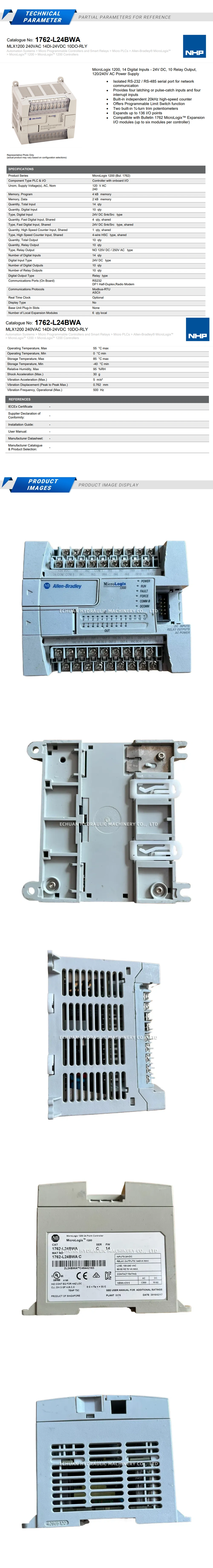 Allen-Bradley 1762-L24BWA Description