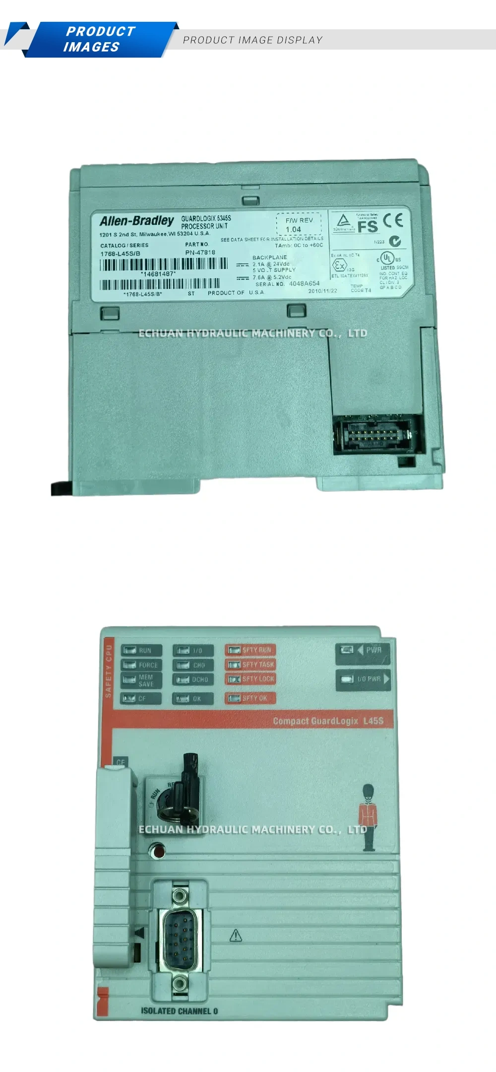 Allen-Bradley 1768-L45S/B Module Description